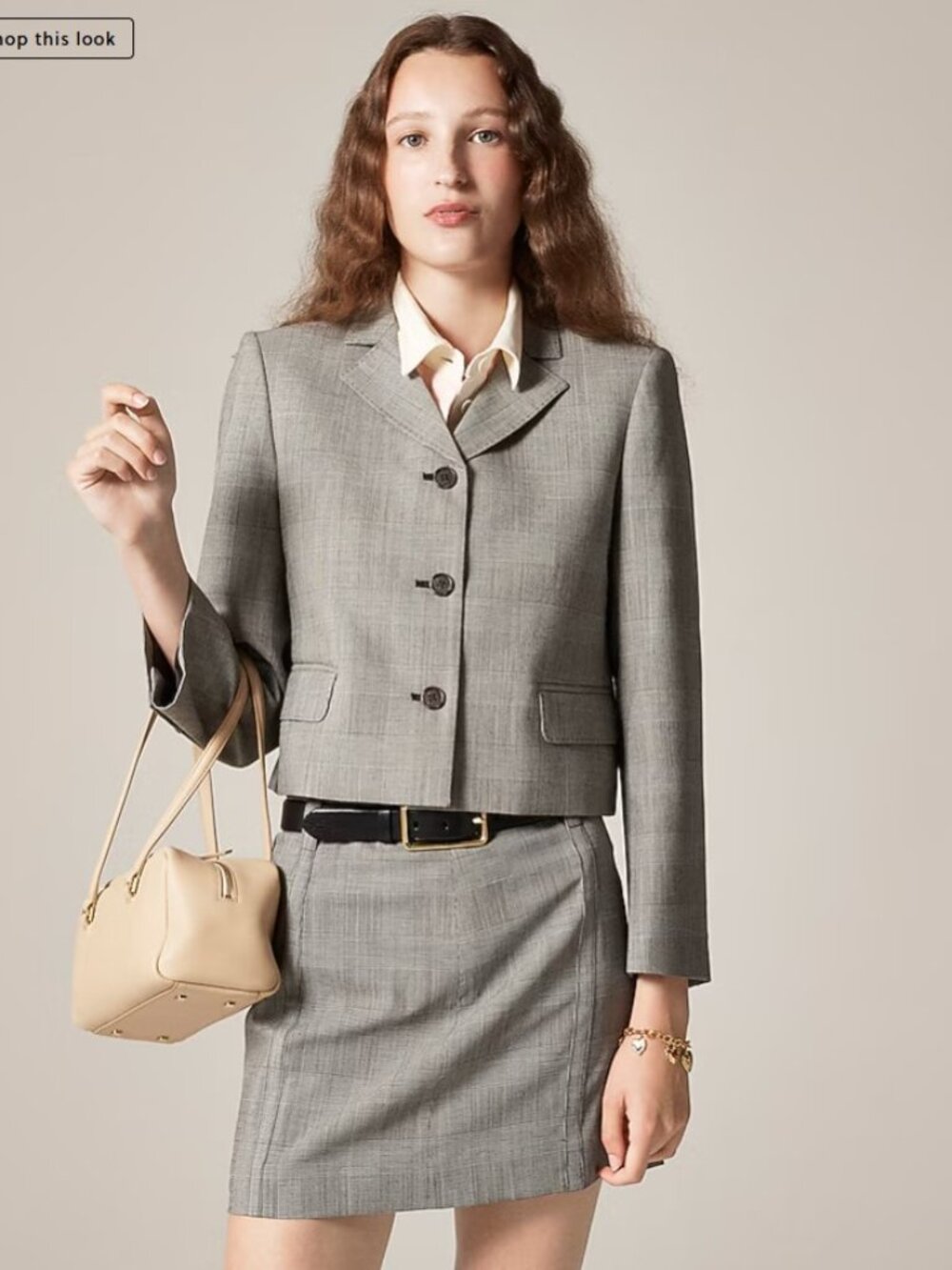 J.Crew NWT s. 18 lady blazer in plaid Italian gauzy wool blend